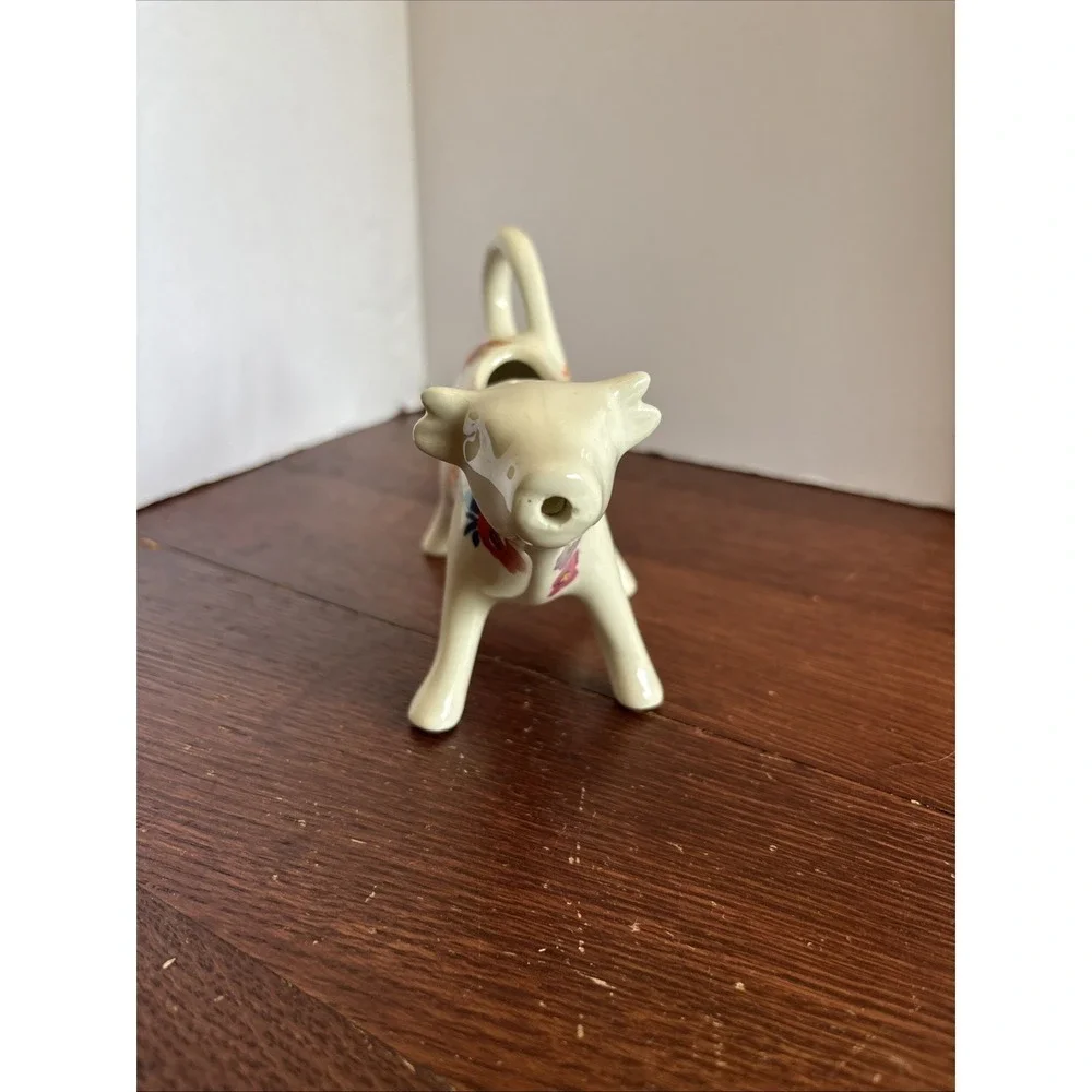 Pioneer Woman Flea Market Floral Cow Creamer Flowers